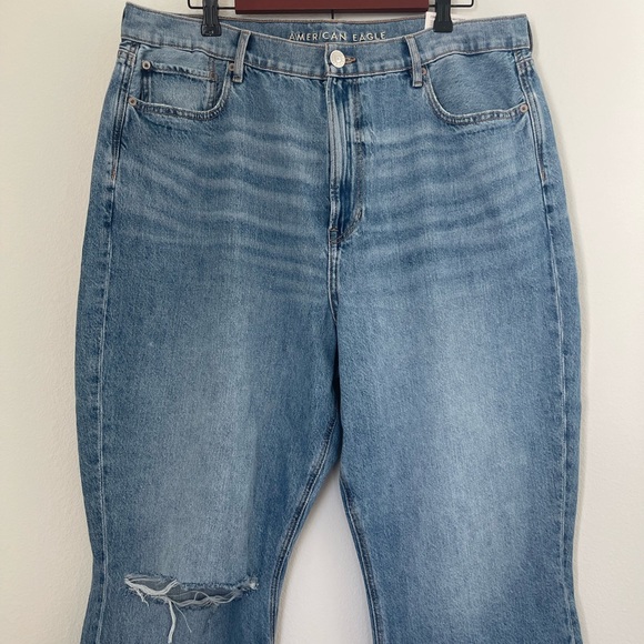 NWT American Eagle Highest Rise 90s Flare Jeans size 20 - Picture 2 of 6